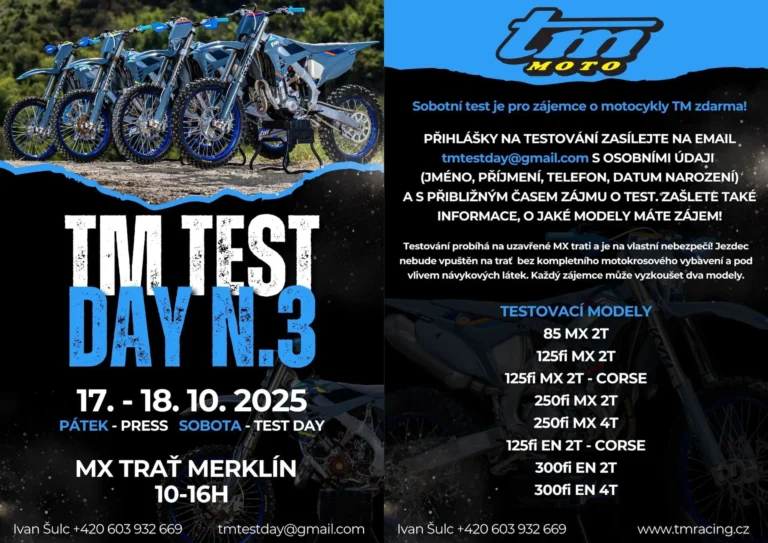 TM test day n.3 - 17-18.10.2025 MX trať Merklín